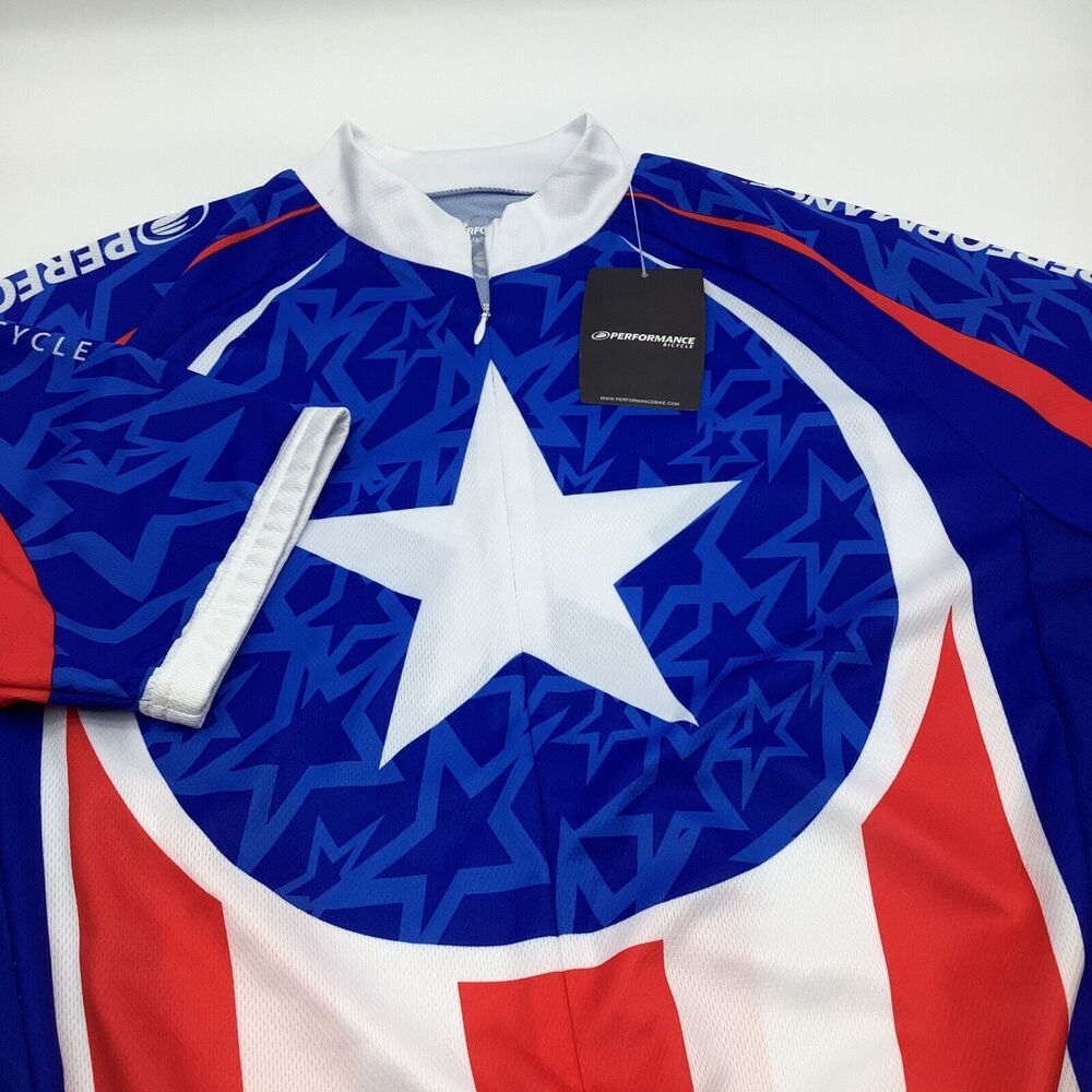 Performance Bicycle Mens Short Sleeve Cycling Jersey‎ Size Medium NWT